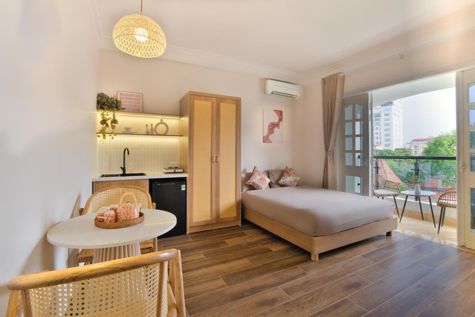 Annam Boutique Hotel-Elevator-5 Mins To Oldquarter 河内 客房 照片